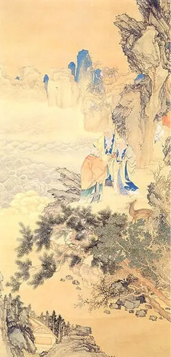 Framed Print : 한국어: 장승업의 삼인문 Framed Print : 한국어: 장승업의 삼인문