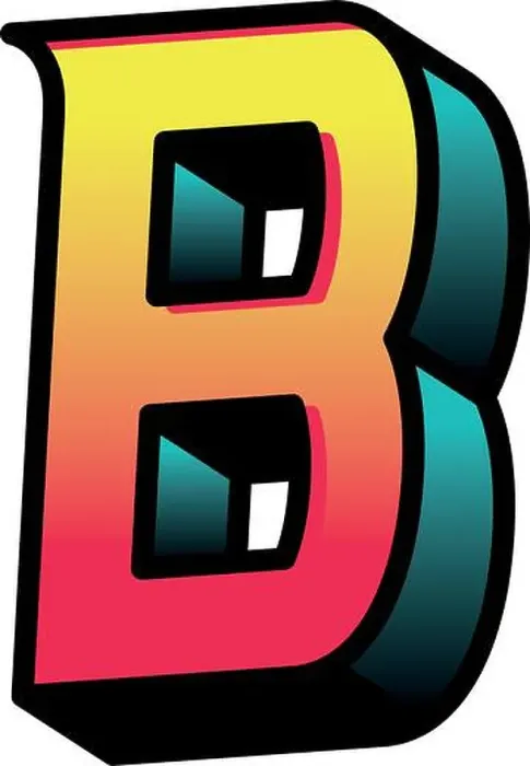 Framed Print : 3d b letter design, lettering typography retro and comic theme Vector illustration Framed Print : 3d b letter design, lettering typography retro and comic theme Vector illustration