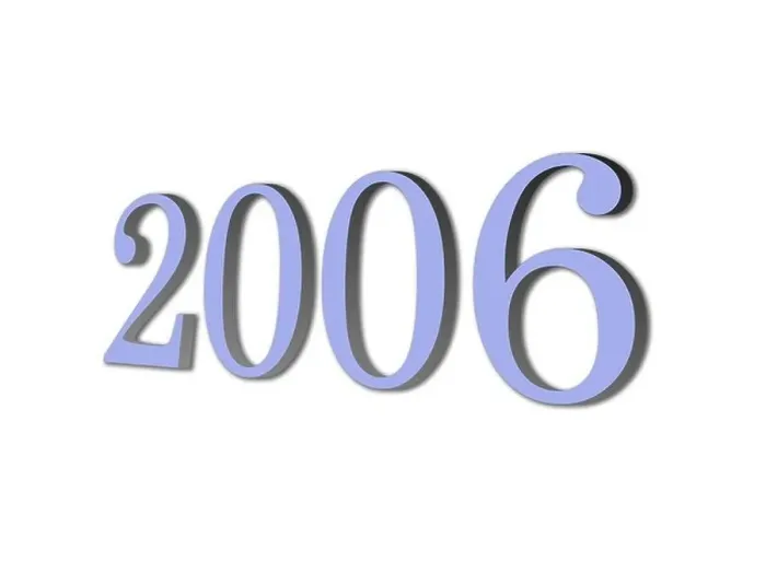 Framed Print : 3D brand new year 2006 Framed Print : 3D brand new year 2006