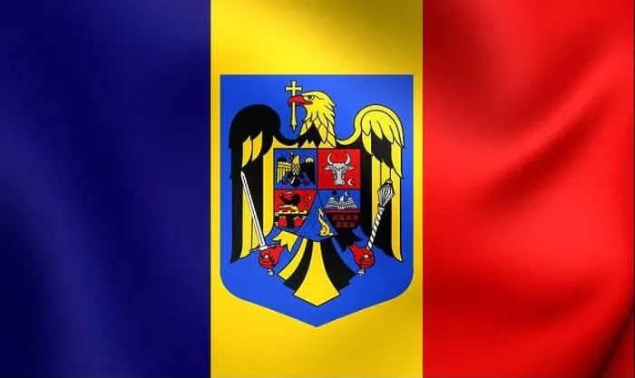 Framed Print : 3D Flag of the Romania. Close Up Framed Print : 3D Flag of the Romania. Close Up