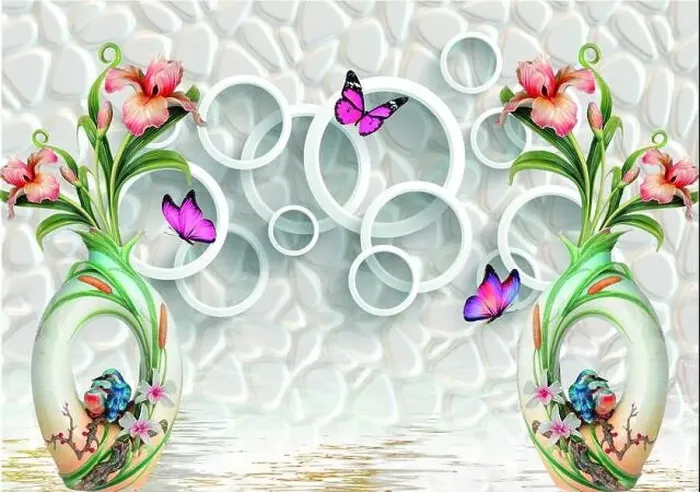 Framed Print : 3D High Decoration Background Wallpaper Framed Print : 3D High Decoration Background Wallpaper