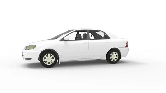 Framed Print : 3D rendering of a computer generated model of a car vehicle isolated Framed Print : 3D rendering of a computer generated model of a car vehicle isolated