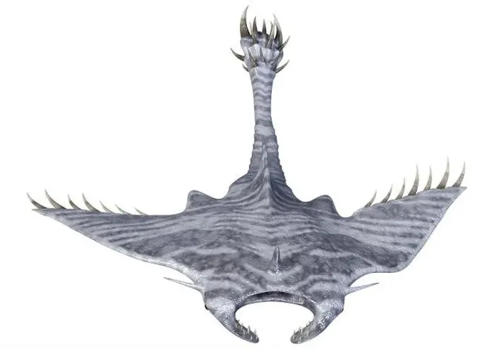 Framed Print : 3D rendering of a devil ray isolated on white background Framed Print : 3D rendering of a devil ray isolated on white background