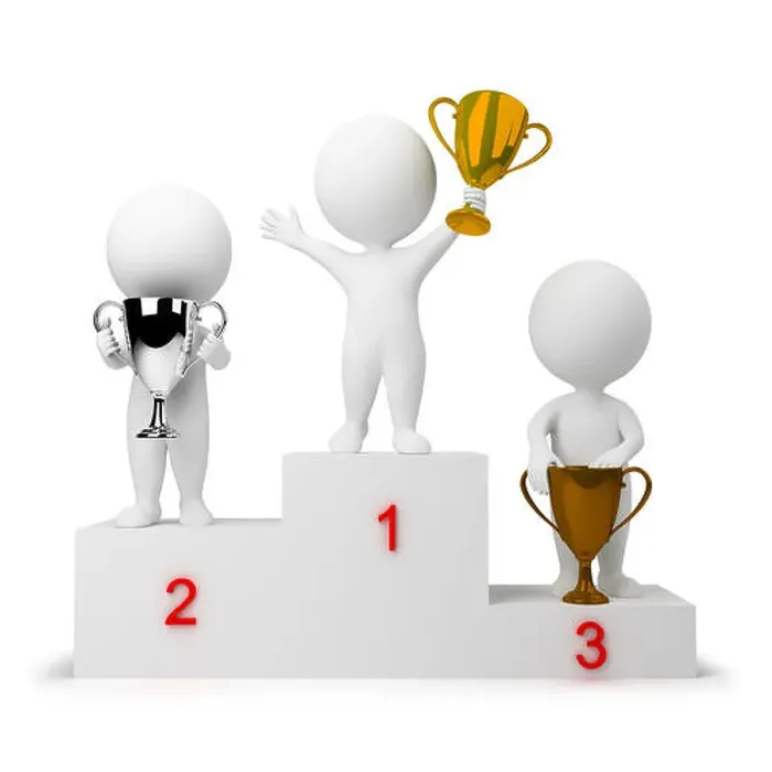 Framed Print : 3d small people - rewarding of winners. 3d image. Isolated white background Framed Print : 3d small people - rewarding of winners. 3d image. Isolated white background