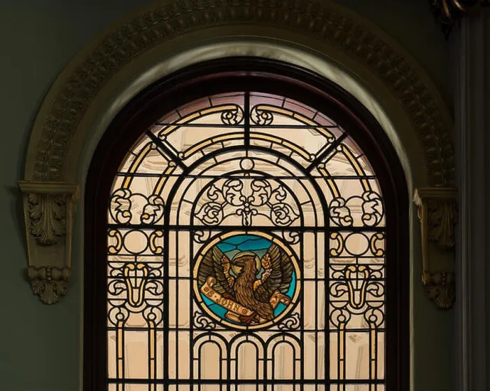 Framed Print : One of 49 Victorian-era stained-glass windows Framed Print : One of 49 Victorian-era stained-glass windows