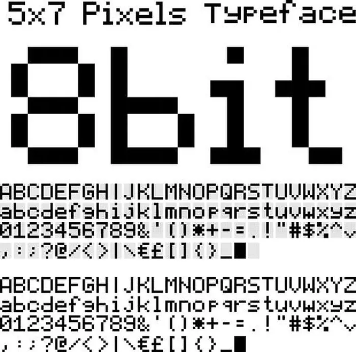 Framed Print : 8 bit font Framed Print : 8 bit font