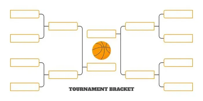 Framed Print : 8 team tournament bracket championship template flat style design vector illustration isolated on white background Framed Print : 8 team tournament bracket championship template flat style design vector illustration isolated on white background