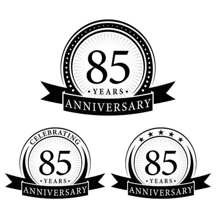 Framed Print : 85 years anniversary logo collections. Set of 85th Anniversary logotype template. Vector and illustration Framed Print : 85 years anniversary logo collections. Set of 85th Anniversary logotype template. Vector and illustration