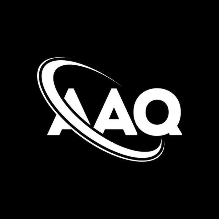 Framed Print : AAQ logo. AAQ letter. AAQ letter logo design Framed Print : AAQ logo. AAQ letter. AAQ letter logo design