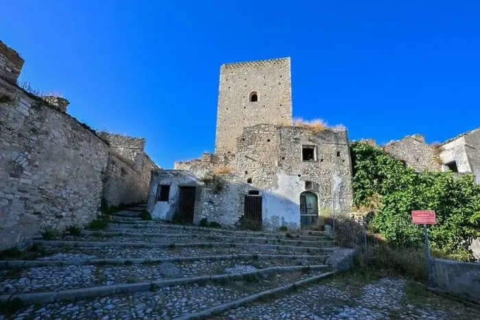 Framed Print : The abandoned village of Craco, Basilicata region, Italy Framed Print : The abandoned village of Craco, Basilicata region, Italy