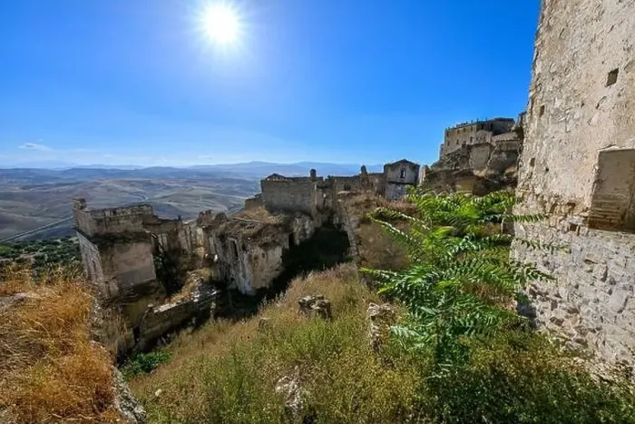 Framed Print : The abandoned village of Craco, Basilicata region, Italy Framed Print : The abandoned village of Craco, Basilicata region, Italy