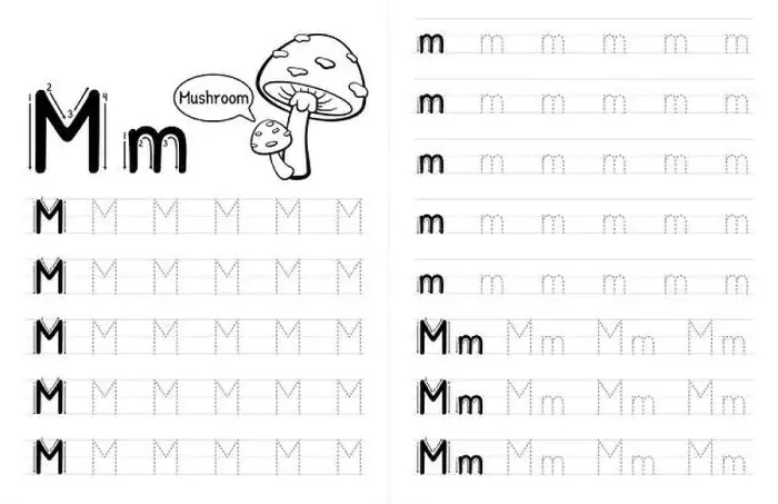 Framed Print : ABC Alphabets Tracing Book Interior For Kids. Children Writing Worksheet With Picture. Premium Vector Elements Letter M Framed Print : ABC Alphabets Tracing Book Interior For Kids. Children Writing Worksheet With Picture. Premium Vector Elements Letter M