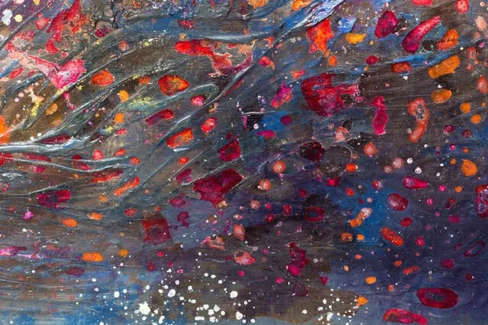 Framed Print : Abstract background, various pigments and dyes create a rich tex Framed Print : Abstract background, various pigments and dyes create a rich tex