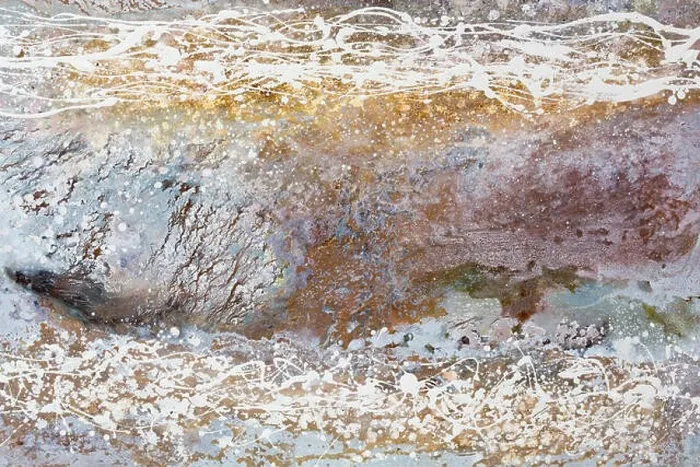 Framed Print : Abstract background, various pigments and dyes create a rich texture Framed Print : Abstract background, various pigments and dyes create a rich texture
