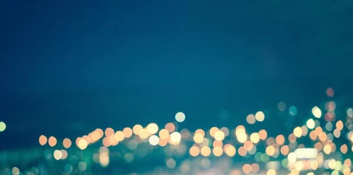 Framed Print : abstract blue circular natural bokeh background, city lights with horizon, art toning, panorama Framed Print : abstract blue circular natural bokeh background, city lights with horizon, art toning, panorama