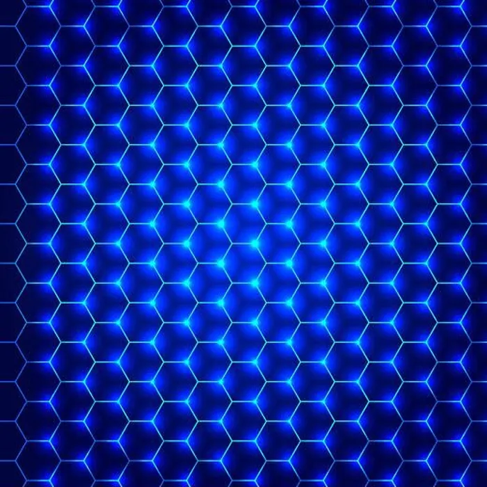 Framed Print : Abstract blue hexagon pattern backdrop for design Framed Print : Abstract blue hexagon pattern backdrop for design