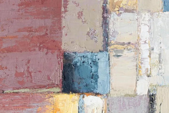 Framed Print : Abstract chaos painting design wallpaper. Oil painting