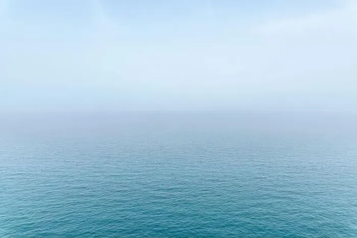 Framed Print : Abstract infinity sea view with small wave pattern and fog on horizon, clear sky in Puglia, Italy Framed Print : Abstract infinity sea view with small wave pattern and fog on horizon, clear sky in Puglia, Italy
