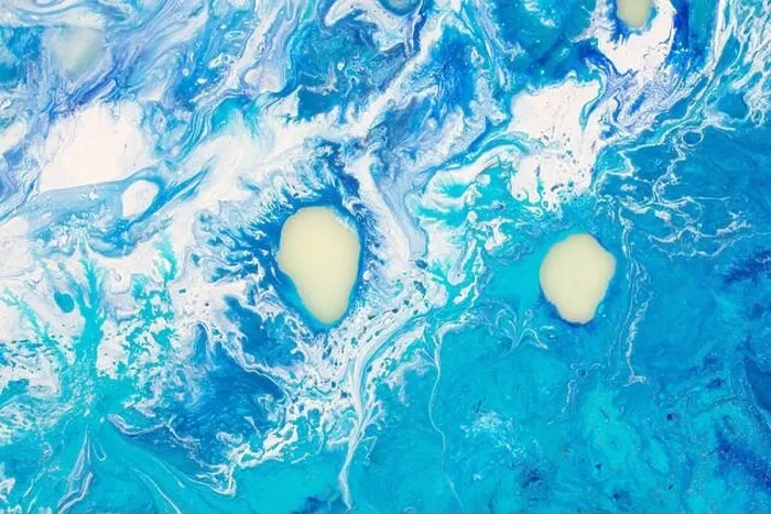 Framed Print : Abstract painting background in a fresh blue color. Painted by alcoholic ink Framed Print : Abstract painting background in a fresh blue color. Painted by alcoholic ink