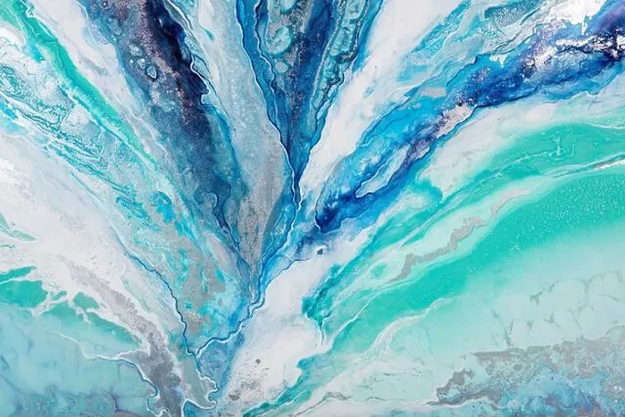 Framed Print : Abstract painting background in a fresh light blue color Framed Print : Abstract painting background in a fresh light blue color