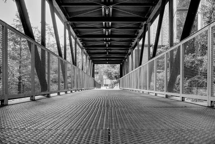 Framed Print : Access Bridge Framed Print : Access Bridge