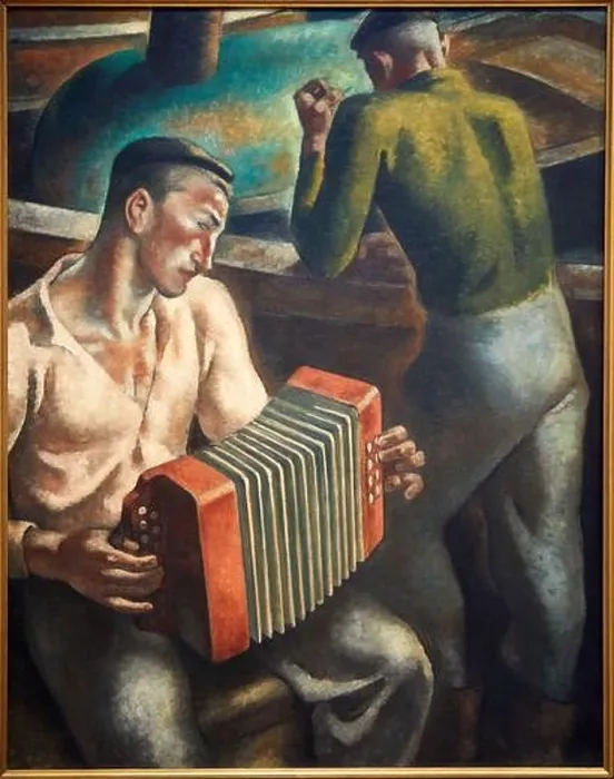 Framed Print : The Accordionist, c. 1930-1935, Aurelio Arteta (1879-1940), Museo de Bellas Artes, Bilbao, Bizkaia, Basque Country, Spain Framed Print : The Accordionist, c. 1930-1935, Aurelio Arteta (1879-1940), Museo de Bellas Artes, Bilbao, Bizkaia, Basque Country, Spain