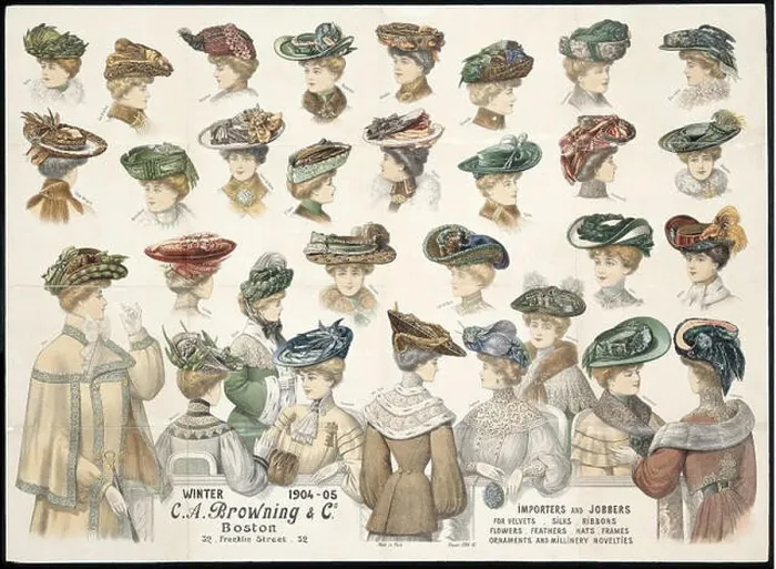 Framed Print : Advertisting poster for hats for C Framed Print : Advertisting poster for hats for C