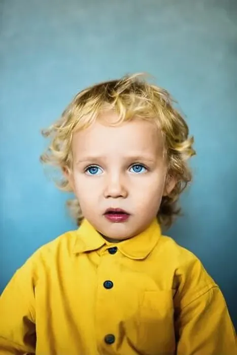 Framed Print : Adorable sweet little boy with golden hair and blue eyes Framed Print : Adorable sweet little boy with golden hair and blue eyes