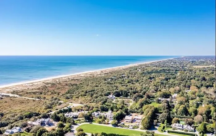 Framed Print : Aerail view of Amagansett beach and vicinty Framed Print : Aerail view of Amagansett beach and vicinty