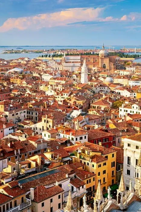 Framed Print : Aeral View of Venice - view from the Campanile Bell Tower Venice, Italy Framed Print : Aeral View of Venice - view from the Campanile Bell Tower Venice, Italy