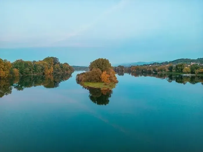 Framed Print : Aereal landscape drone, Tui, Pontevedra Framed Print : Aereal landscape drone, Tui, Pontevedra