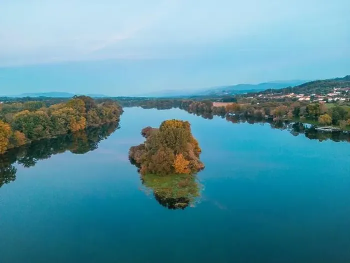 Framed Print : Aereal landscape drone, Tui, Pontevedra Framed Print : Aereal landscape drone, Tui, Pontevedra