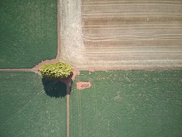 Framed Print : Aerial agriculture land and farming landscape Framed Print : Aerial agriculture land and farming landscape