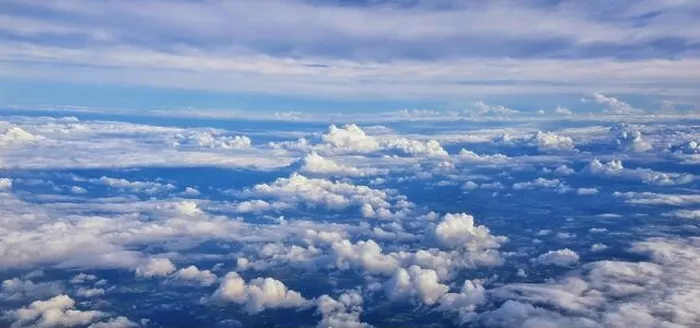 Framed Print : Aerial Cloudscape view over midwest states on flight over Colorado Framed Print : Aerial Cloudscape view over midwest states on flight over Colorado