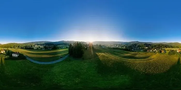 Framed Print : Aerial drone 360-degree panoramic view of Vosges mountains. Alsace, France Framed Print : Aerial drone 360-degree panoramic view of Vosges mountains. Alsace, France