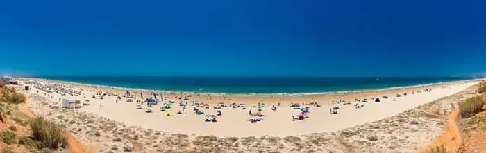 Framed Print : Aerial drone beach view of Vilamoura and Praia de Falesia, Algarve, Portugal Framed Print : Aerial drone beach view of Vilamoura and Praia de Falesia, Algarve, Portugal
