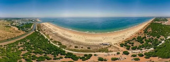 Framed Print : Aerial drone beach view of Vilamoura and Praia de Falesia, Algarve, Portugal Framed Print : Aerial drone beach view of Vilamoura and Praia de Falesia, Algarve, Portugal