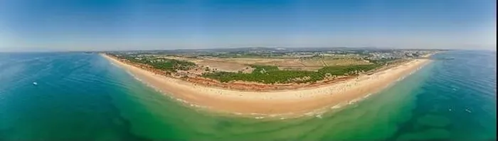 Framed Print : Aerial drone beach view of Vilamoura and Praia de Falesia, Algarve, Portugal Framed Print : Aerial drone beach view of Vilamoura and Praia de Falesia, Algarve, Portugal