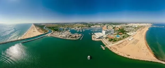 Framed Print : Aerial drone beach view of Vilamoura and Praia de Falesia, Algarve, Portugal Framed Print : Aerial drone beach view of Vilamoura and Praia de Falesia, Algarve, Portugal