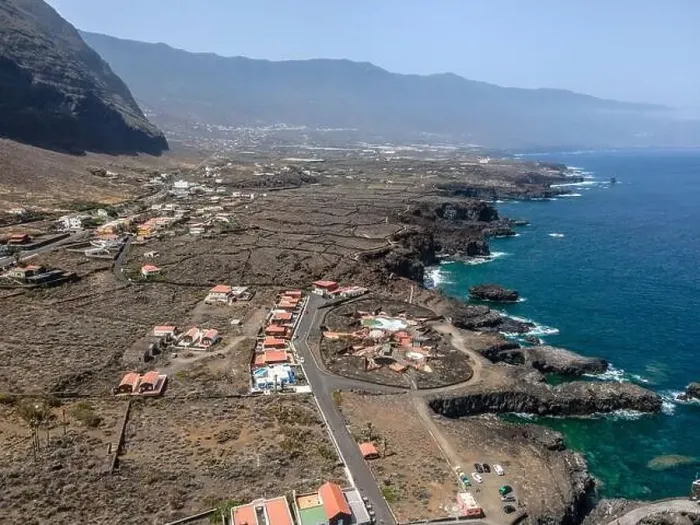 Framed Print : aerial drone flight over the beautiful canary island el hierro in spain in summer Framed Print : aerial drone flight over the beautiful canary island el hierro in spain in summer