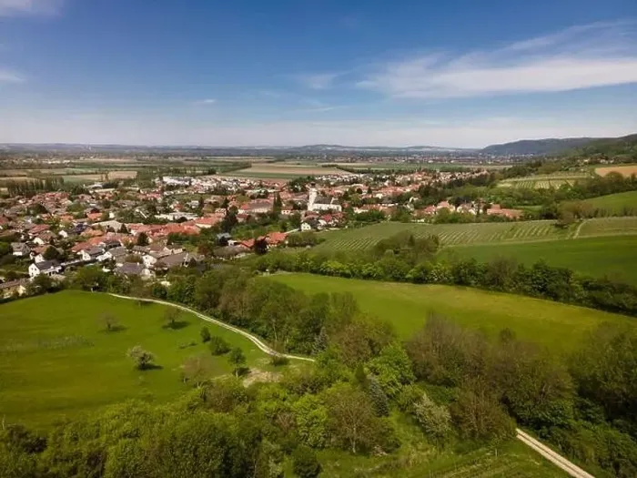 Framed Print : aerial drone flight photo of green hills, meadows and fresh forest in Lower Austria at the edge of Vienna Woods Framed Print : aerial drone flight photo of green hills, meadows and fresh forest in Lower Austria at the edge of Vienna Woods