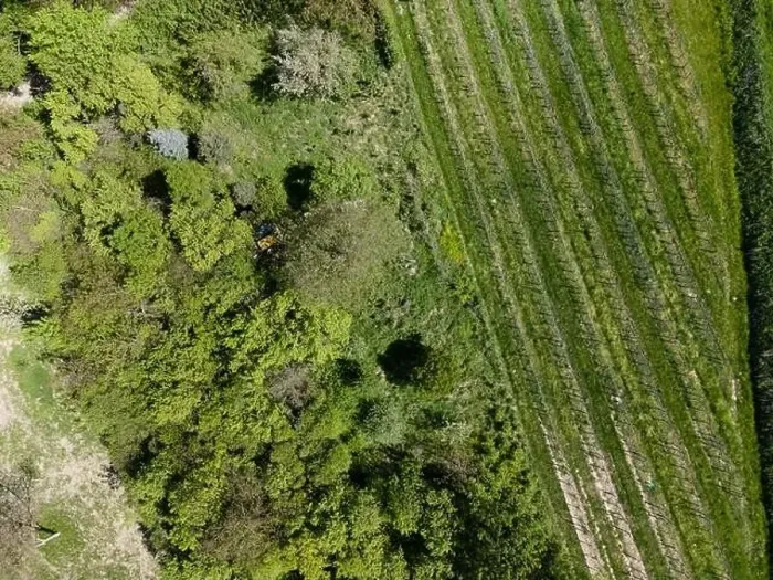 Framed Print : aerial drone flight photo of green hills, meadows and fresh forest in Lower Austria at the edge of Vienna Woods Framed Print : aerial drone flight photo of green hills, meadows and fresh forest in Lower Austria at the edge of Vienna Woods