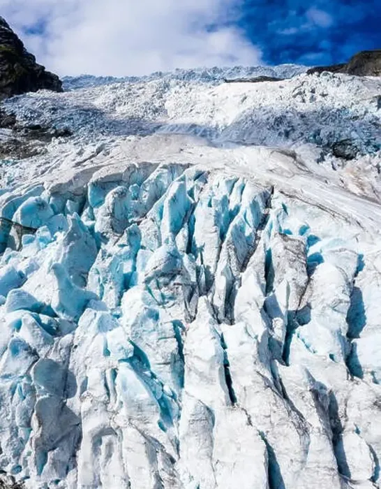 Framed Print : Aerial by drone of ice blocks of Boyabreen Glacier Framed Print : Aerial by drone of ice blocks of Boyabreen Glacier