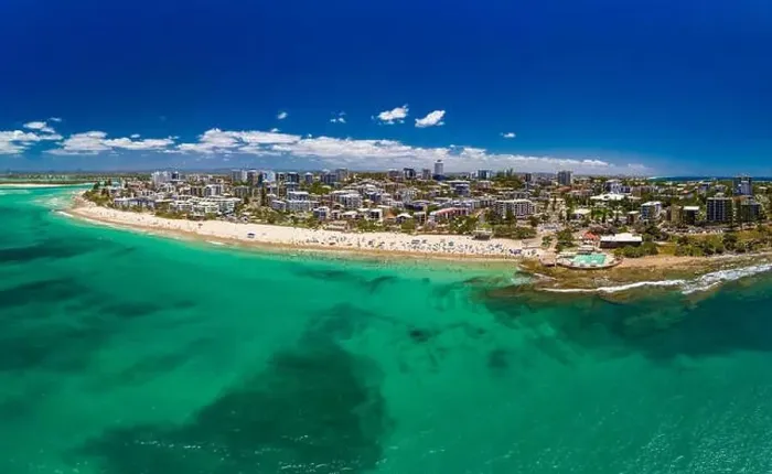 Framed Print : Aerial drone panoramic image of ocean waves on a busy Kings beach, Caloundra, Queensland, Australia Framed Print : Aerial drone panoramic image of ocean waves on a busy Kings beach, Caloundra, Queensland, Australia