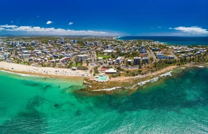 Framed Print : Aerial drone panoramic image of ocean waves on a busy Kings beach, Caloundra, Queensland, Australia Framed Print : Aerial drone panoramic image of ocean waves on a busy Kings beach, Caloundra, Queensland, Australia