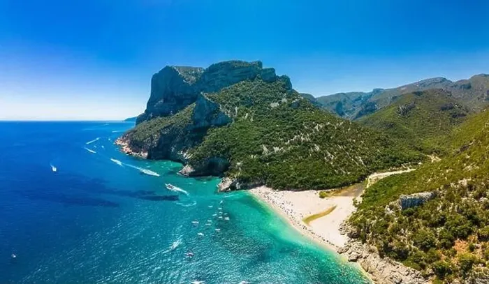 Framed Print : Aerial drone panoramic view of Cala Sisine beach in the Golf of Orosei, Sardinia, Italy Framed Print : Aerial drone panoramic view of Cala Sisine beach in the Golf of Orosei, Sardinia, Italy