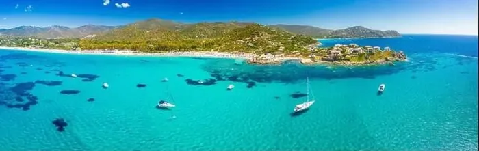 Framed Print : Aerial drone panoramic view of Kal'e Moru beach in Geremeas, Sardinia Framed Print : Aerial drone panoramic view of Kal'e Moru beach in Geremeas, Sardinia