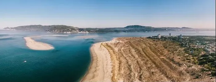 Framed Print : Aerial drone panoramic view of Troia Framed Print : Aerial drone panoramic view of Troia