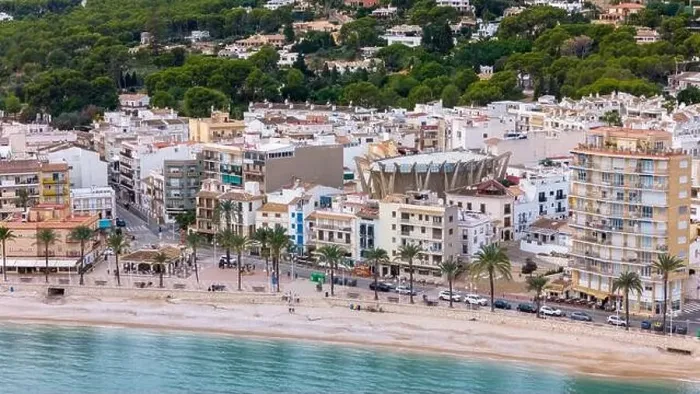 Framed Print : Aerial drone photo of the bay and coastal town of Xabia / Javea in the Costa Blanca, Spain Framed Print : Aerial drone photo of the bay and coastal town of Xabia / Javea in the Costa Blanca, Spain
