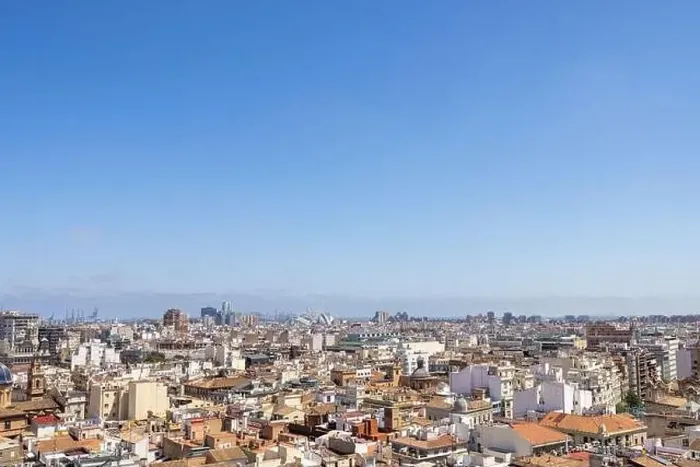 Framed Print : Aerial drone photo of the city centre of the Spanish city of Valencia in the Summer time showing an aerial view of Framed Print : Aerial drone photo of the city centre of the Spanish city of Valencia in the Summer time showing an aerial view of